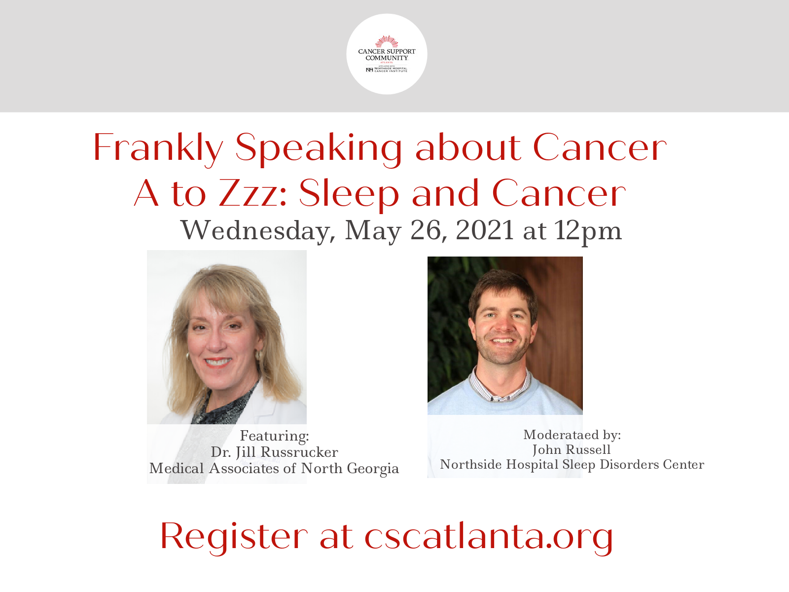 Live Virtual Event - A to Zzz: Sleep and Cancer