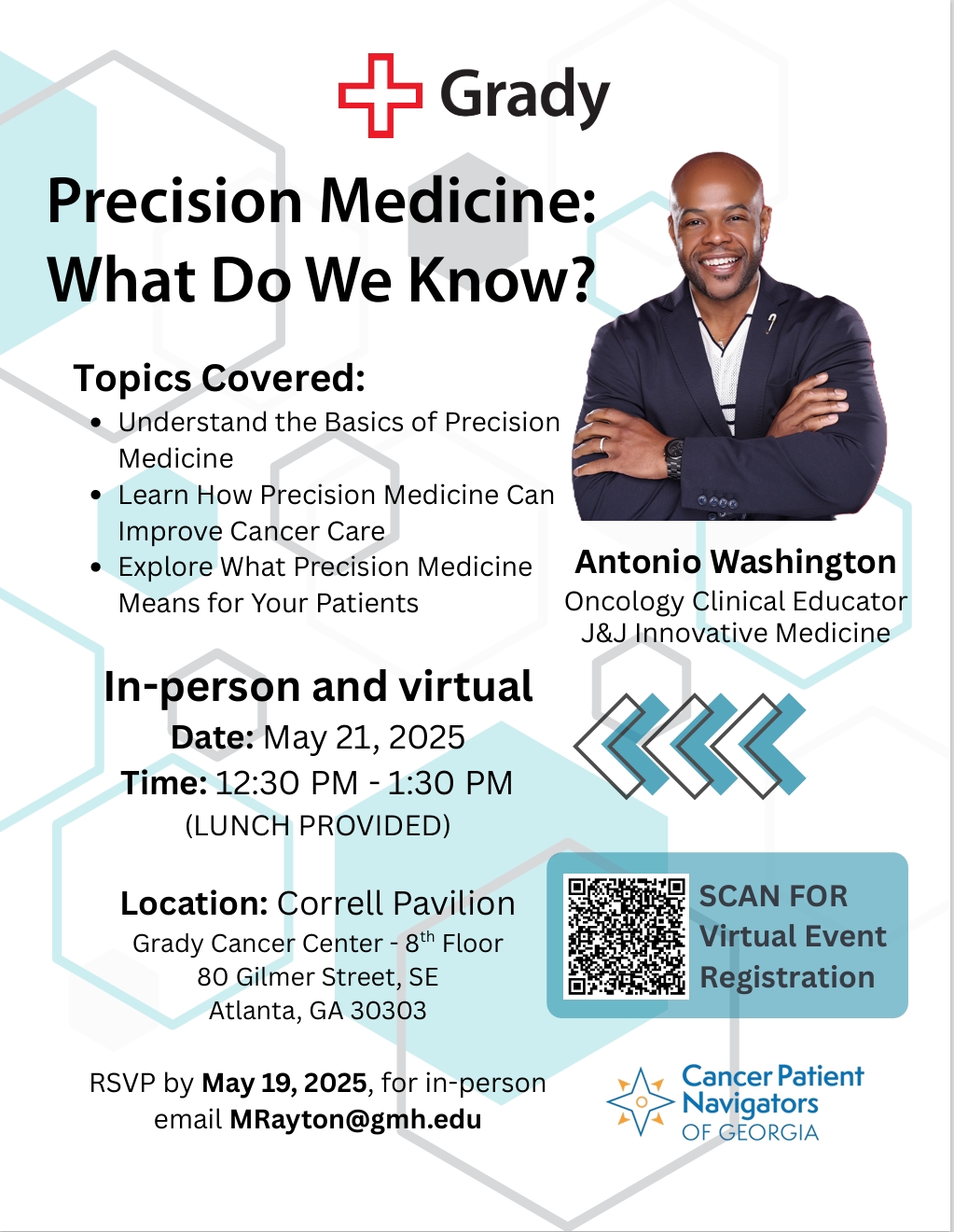 CPNG and Grady Cancer Center In-Person and Virtual Education Event