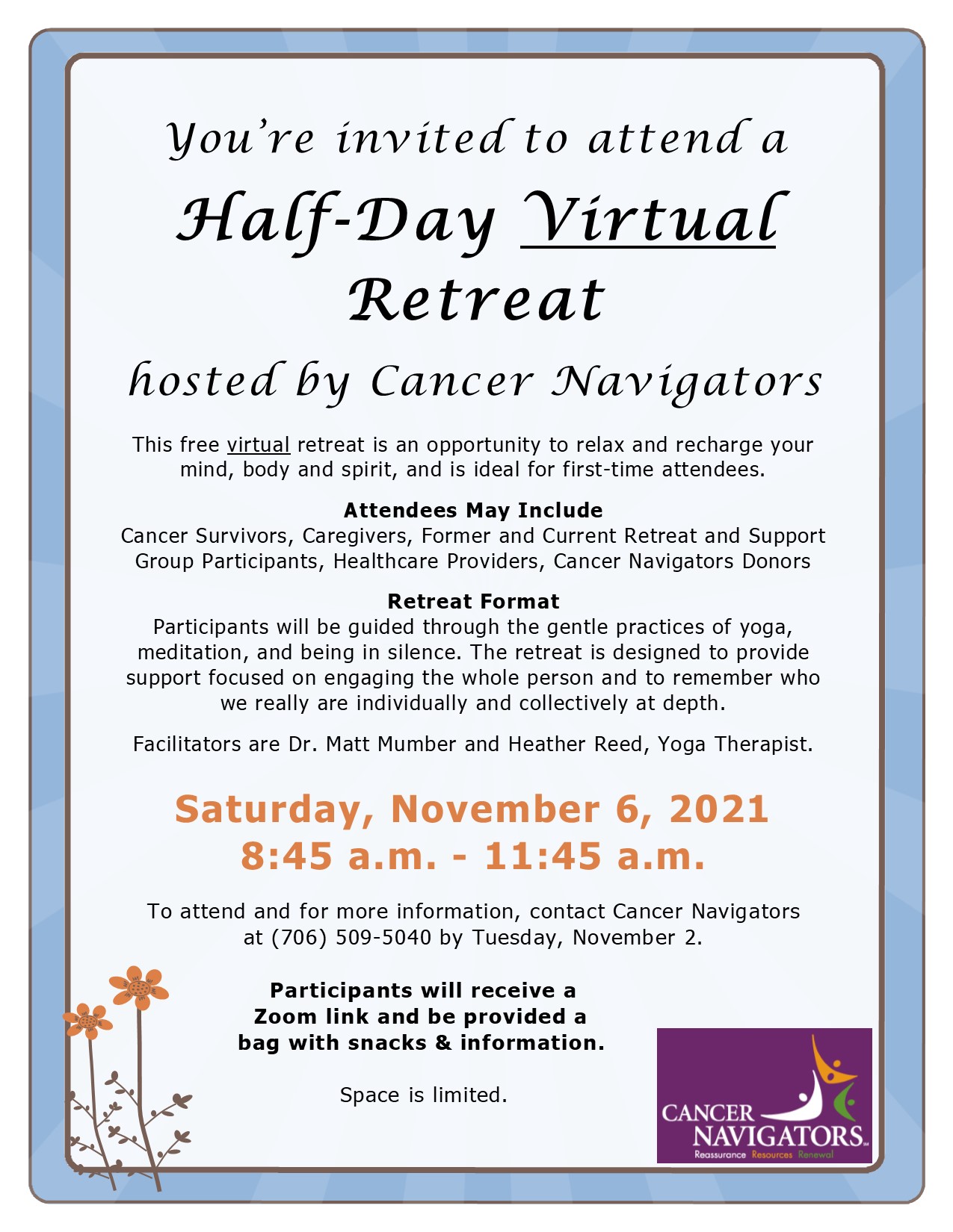 Half Day Virtual Retreat