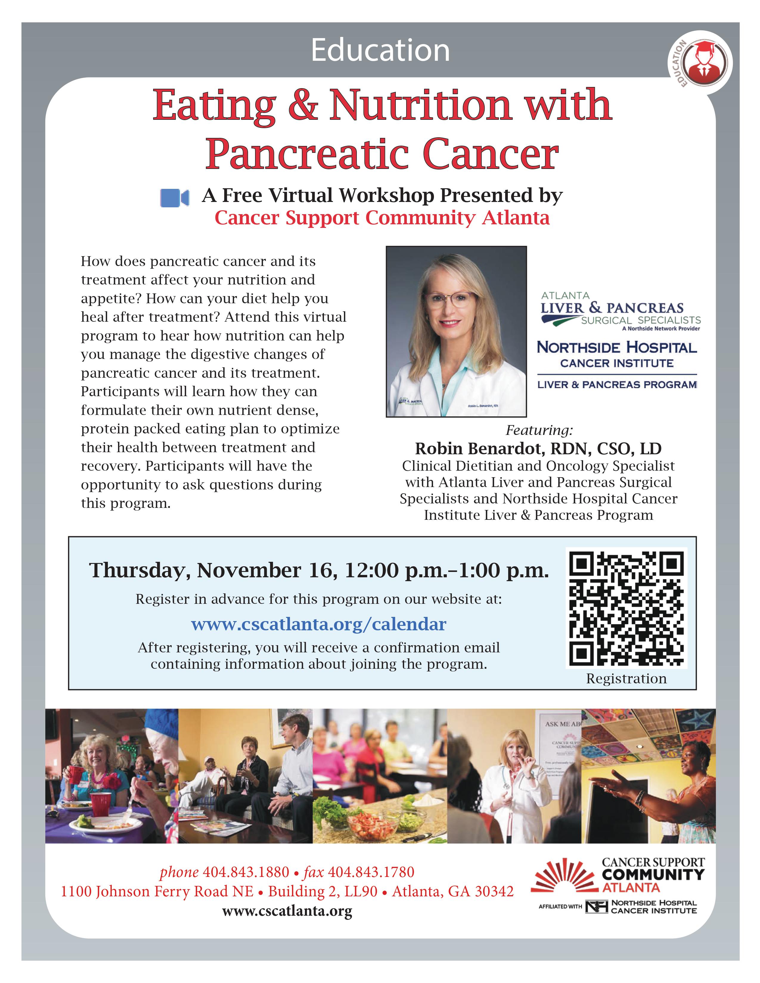 Eating & Nutrition with Pancreatic Cancer